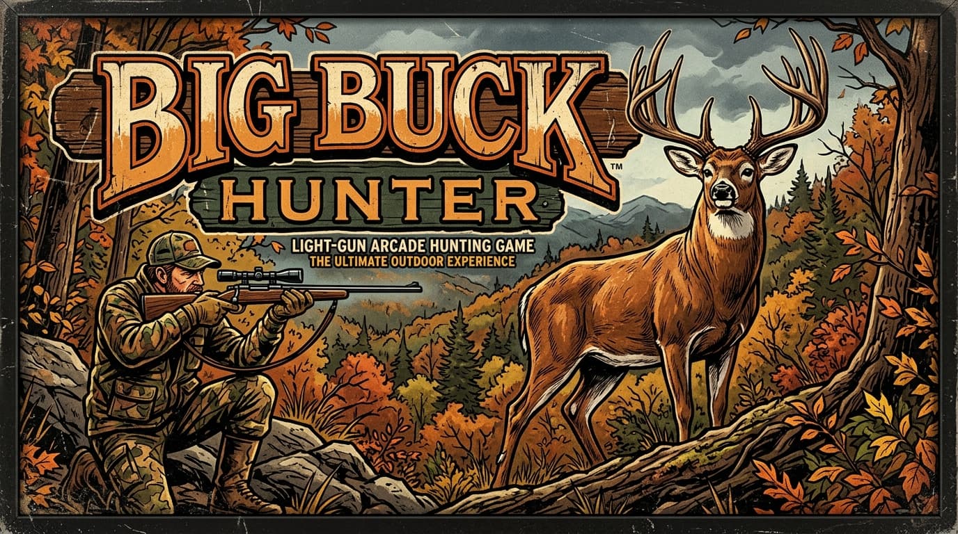 Big Buck Hunter arcade marquee