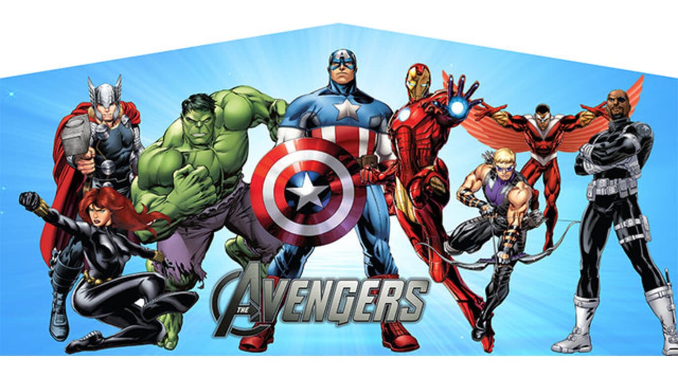 Marvel Super Heroes arcade marquee