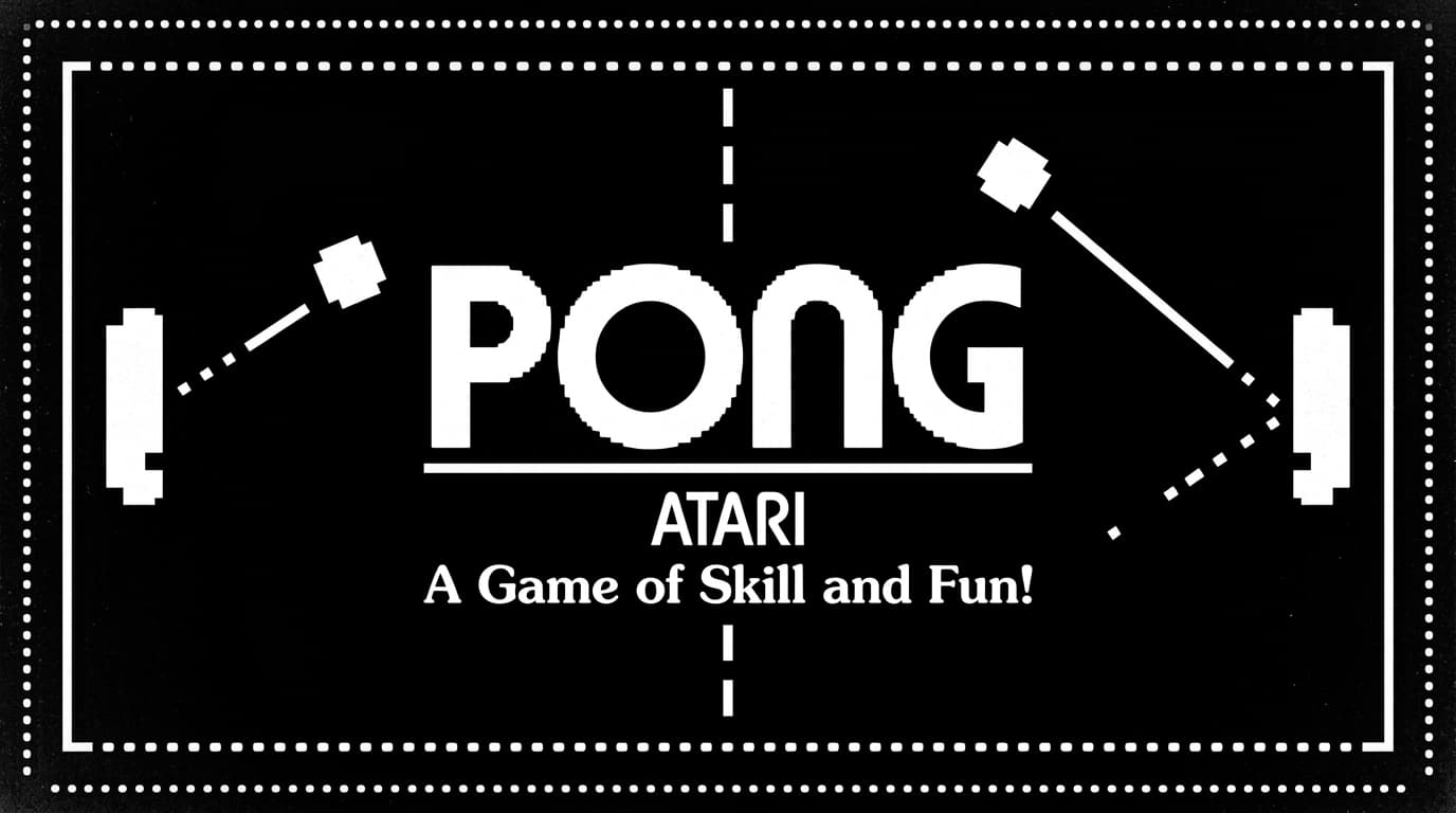 Pong arcade marquee
