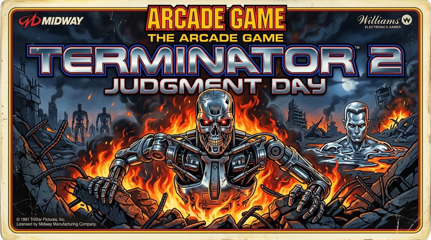 Terminator arcade marquee