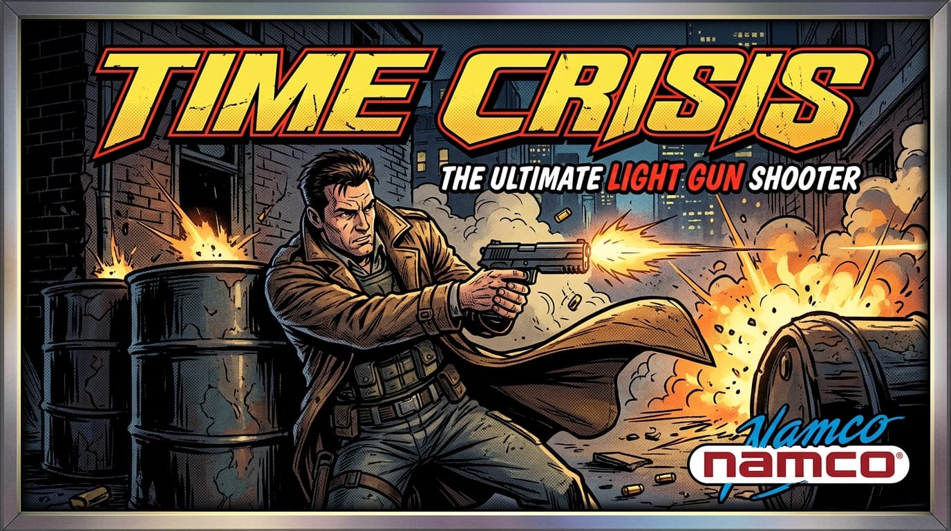 Time Crisis arcade marquee