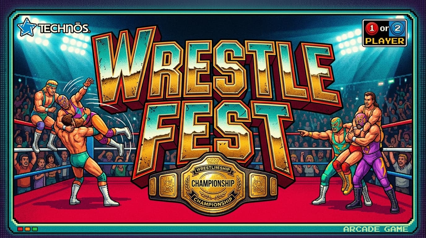 Wrestlefest arcade marquee
