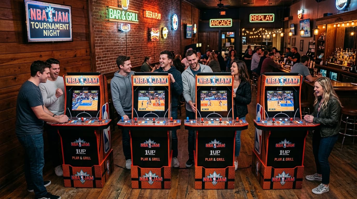 NBA Jam tournament in progress